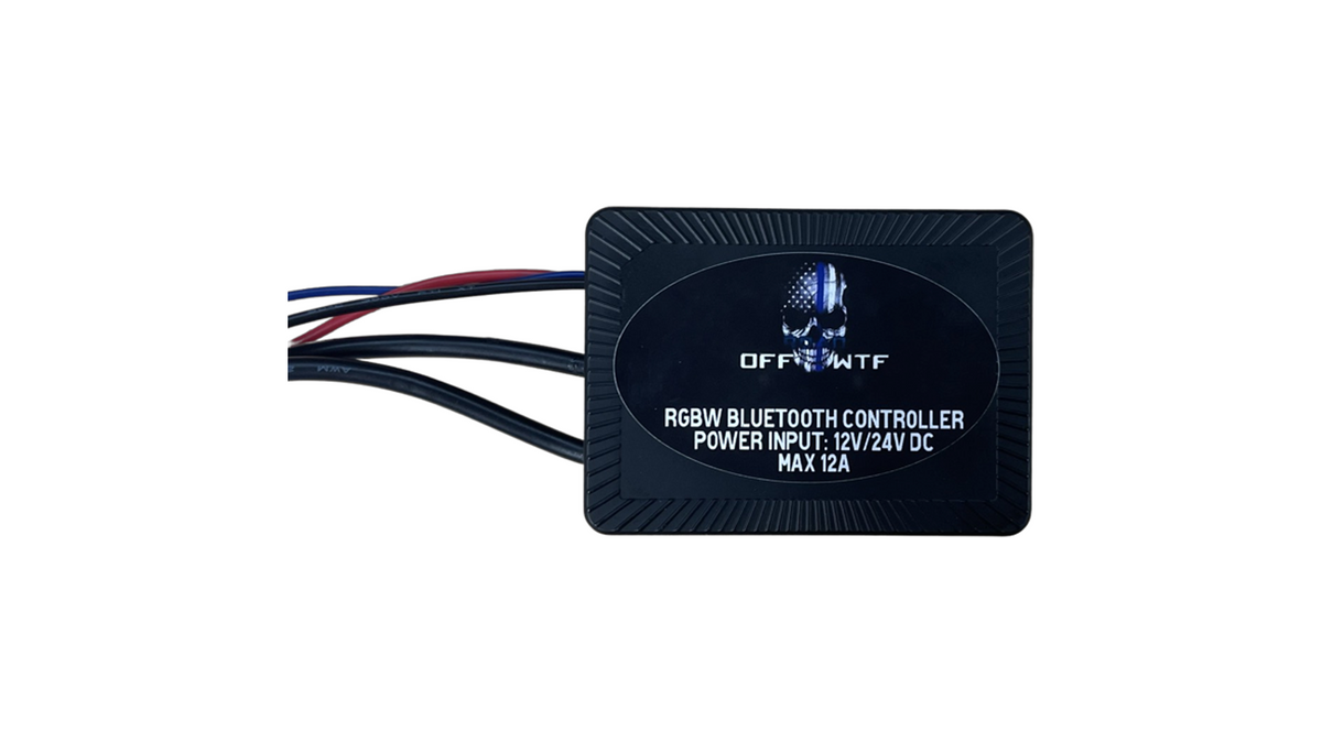 RGB+Pure White Rock Lights with Bluetooth Controller